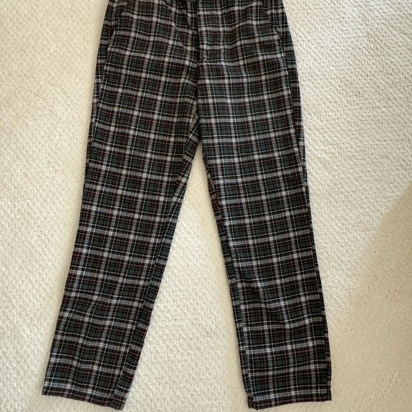 American Eagle Super Hi-Rise Irish Plaid Trouser Size 6 - Picture 2 of 7